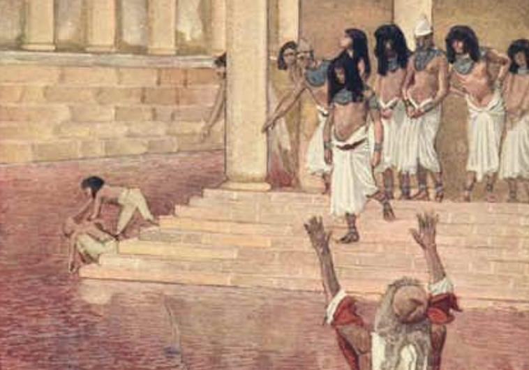 The First Plague: Water Is Changed into Blood, James Tissot, 1903