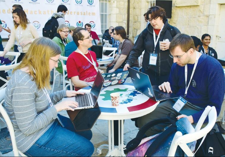 SOFTWARE DEVELOPERS from Israel and abroad work to improve the Wikipedia online encyclopedia