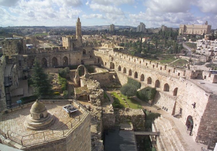 A view of the Tower of David Museum
