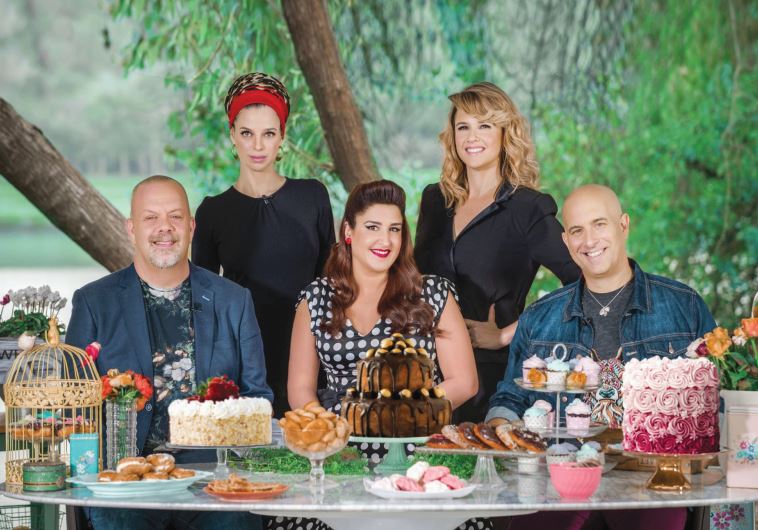 ‘BAKE-OFF ISRAEL’ judges and hosts (from left): Ran Shmueli, Aya Kremerman, Carine Goren, Paula Rose