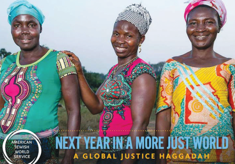 ONE OF THE social-justice Haggadot produced by the American Jewish World Service for the upcoming Pa