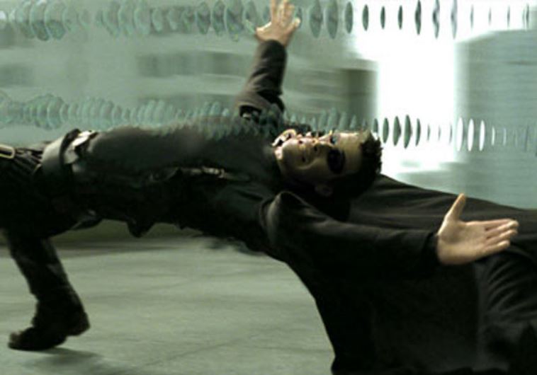 Keanu Reeves matrix slow motion