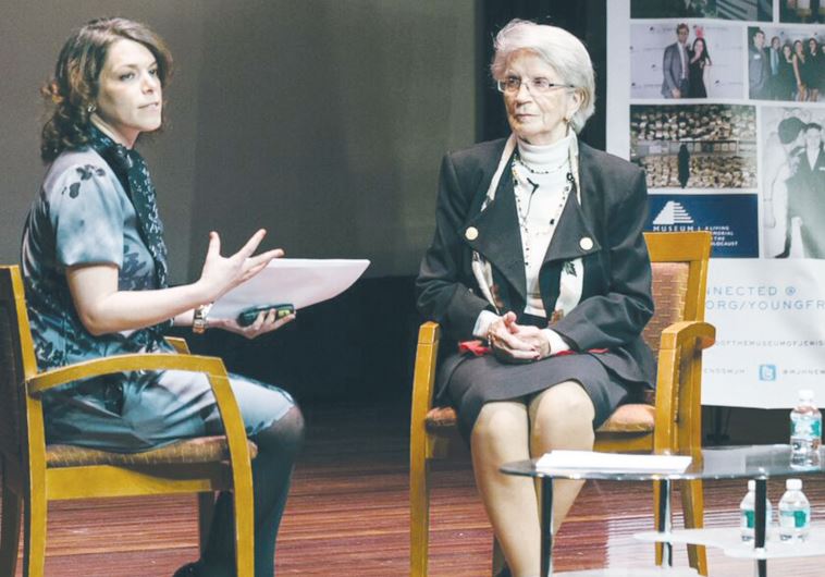 Young Friends board member Miriam Leichtling interviews Stefania Hecht