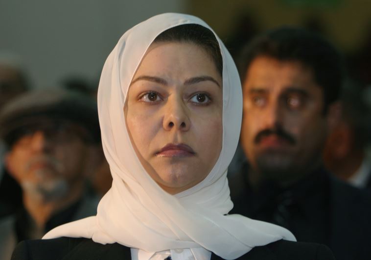 Raghad Saddam Hussein, daughter of the former Iraqi president Saddam Hussein