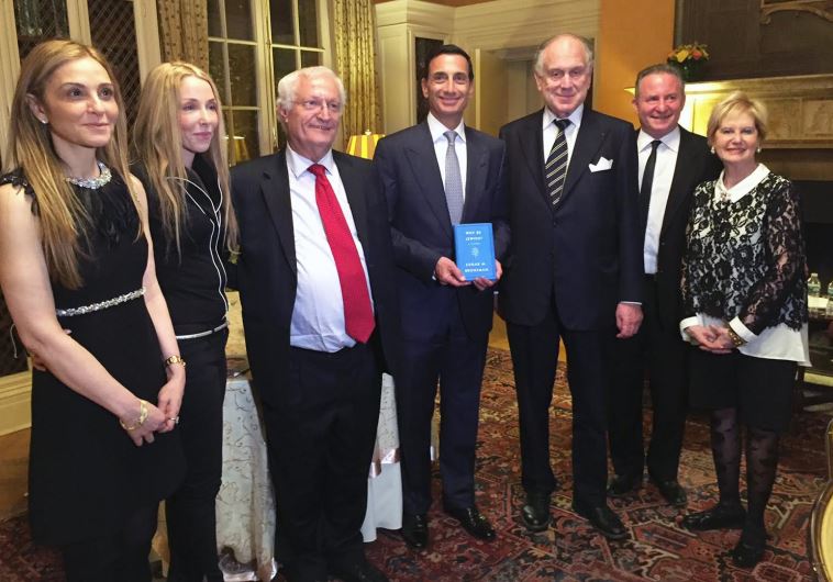 Michal Grayevsky, Ronit Hasin-Hochman, Chaim Chesler, Matthew Bronfman, Ron Lauder and Steve Linde