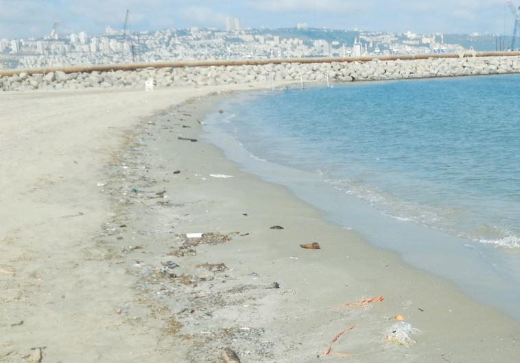 KIRYAT HAIM BEACH, north of Haifa, is seen on July 14. In the survey conducted a few days earlier, i