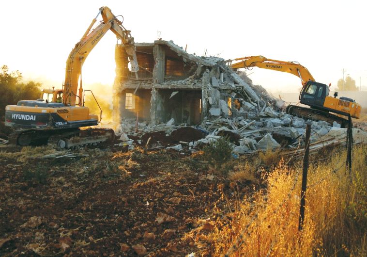 illegal Palestinian house