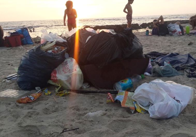 Beach litter.