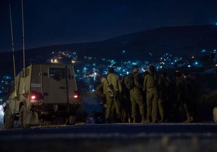 IDF forces in the West Bank.