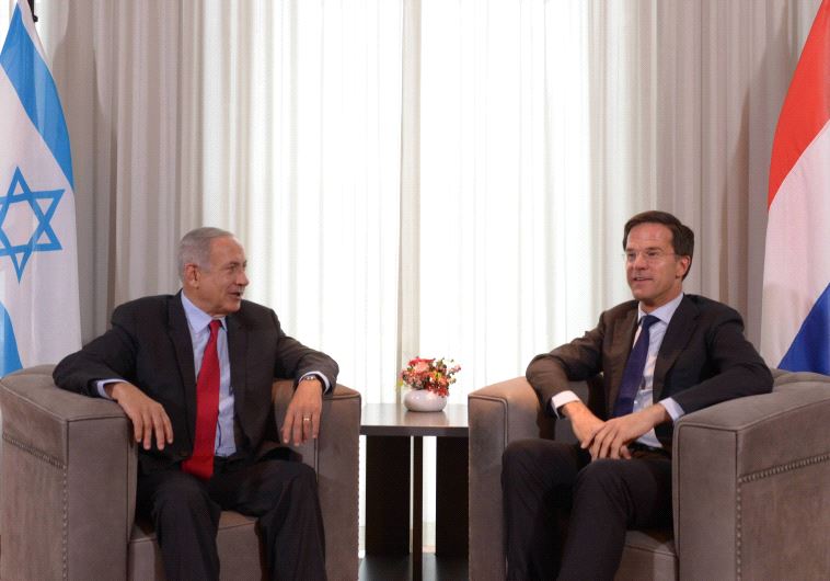 Mark Rutte Benjamin Netanyahu