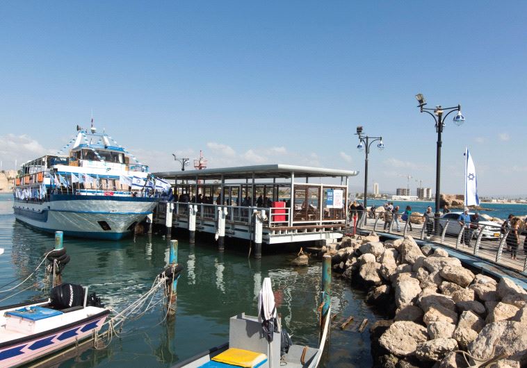 A FERRY that will run twice daily from Haifa to Acre and back docks at the Haifa port