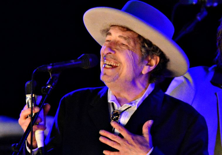 US musician Bob Dylan performs during on day 2 of The Hop Festival in Paddock Wood, Kent on June 30t
