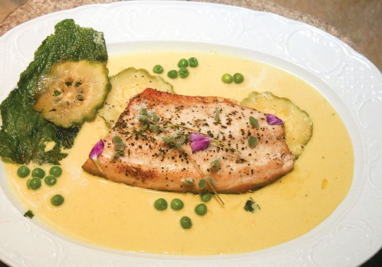 Fish citron sauce