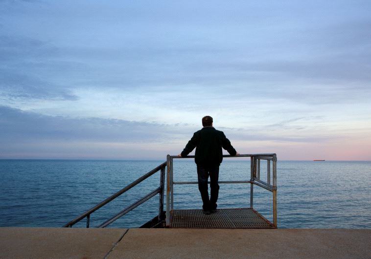 Watching at the sea 