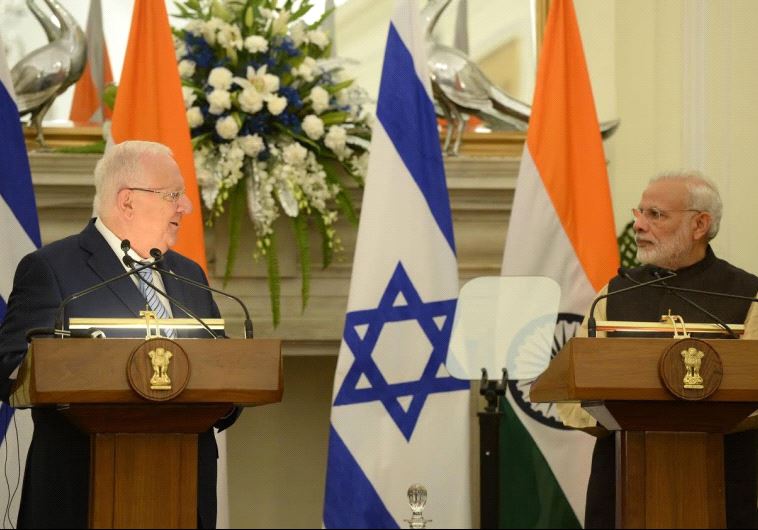 President Rivlin meets Prime Minister Modi of India