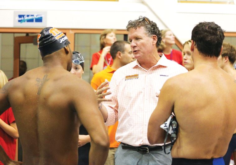 American coach David Marsh (center)
