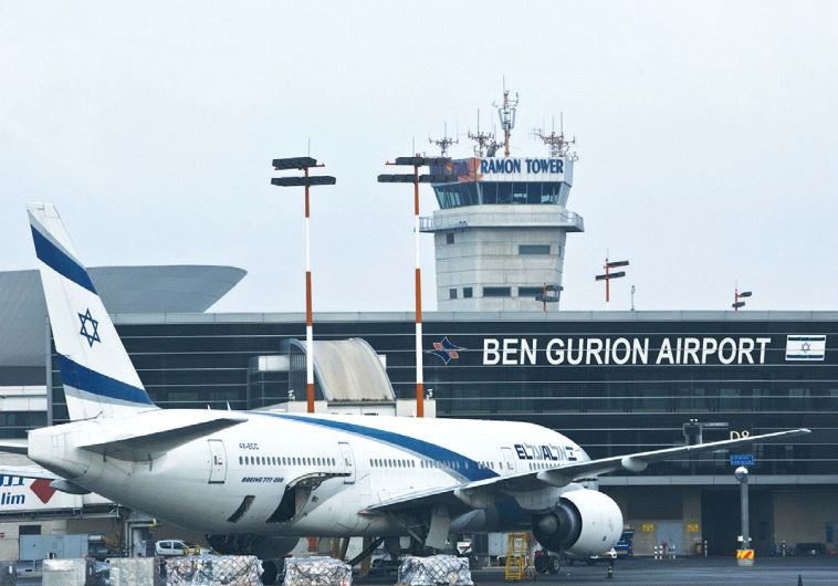 AN EL AL Boeing 777 aircraft is seen at Ben-Gurion Airport