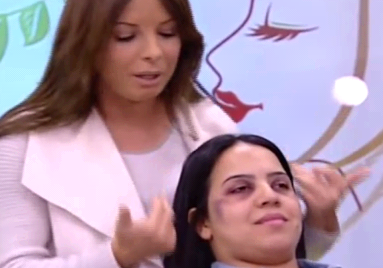 Moroccan T show aires domestic abuse cover-up segment