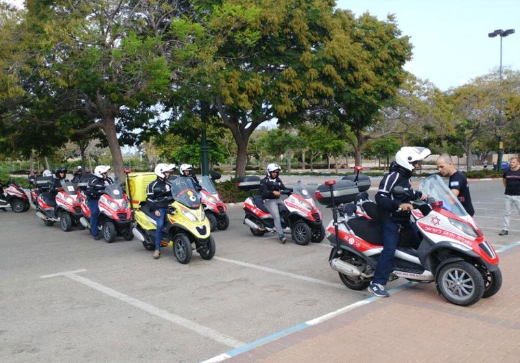 Motorcycle unit of Magen David Adom