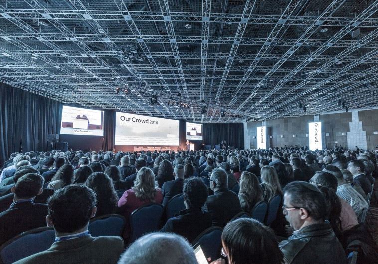 Caption I: This year’s OurCrowd Global Investor Summit, which brought thousands of people from over 