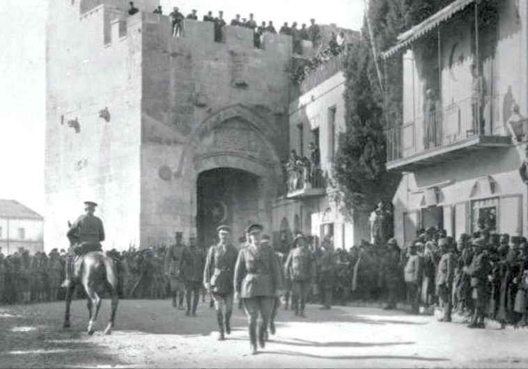DISMOUNTED GENERAL Edmund Allenby enters the Old City of Jerusalem by foot in 1917 to show respect f