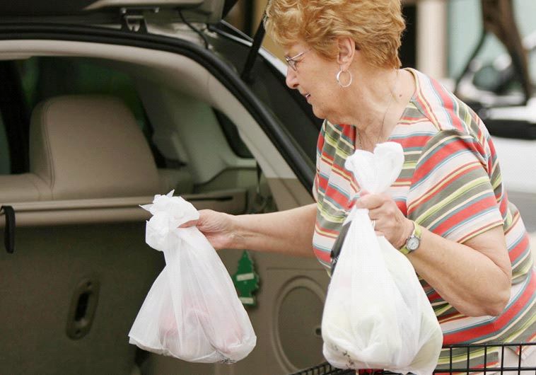 Paying for plastic bags