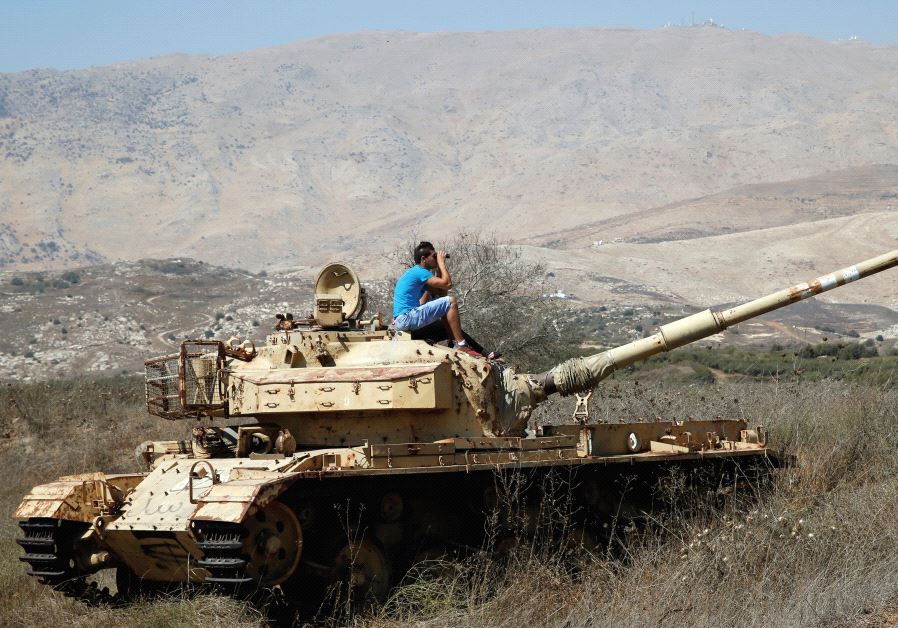 golan heights border fence
