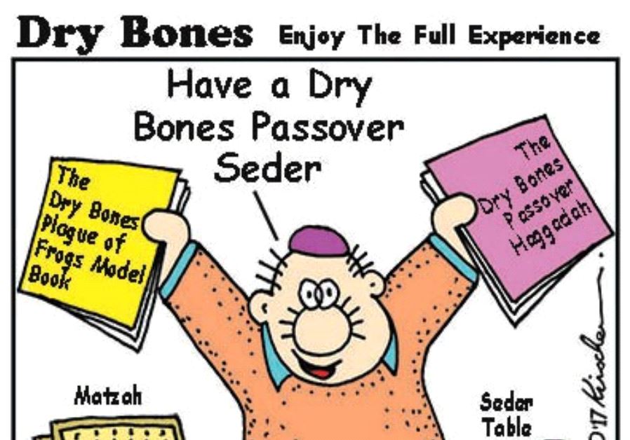 Passover Seder fun with Yaakov Kirschen’s Dry Bones Haggada