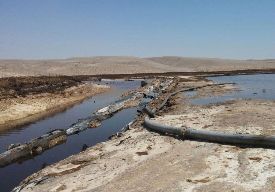 Industrial waste water contamination in Israel