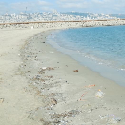 KIRYAT HAIM BEACH, north of Haifa, is seen on July 14. In the survey conducted a few days earlier, i