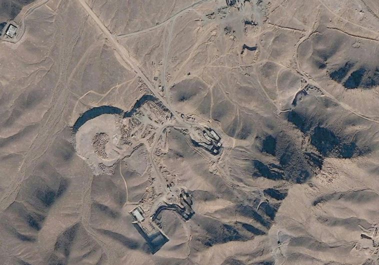 A SATELLITE view of the Fordow nuclear plant