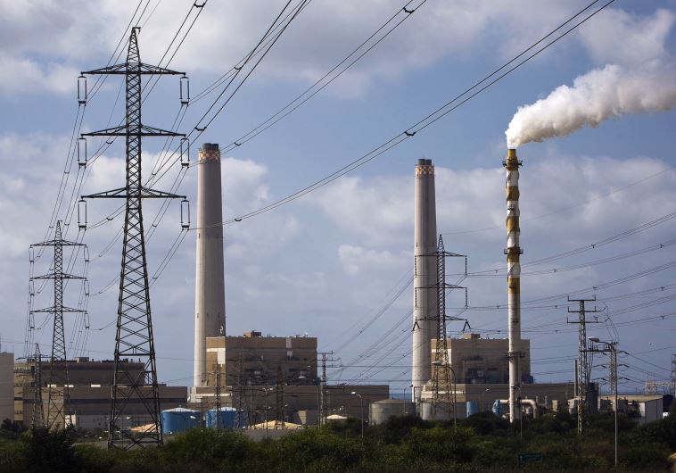 A power station is seen in Ashdod