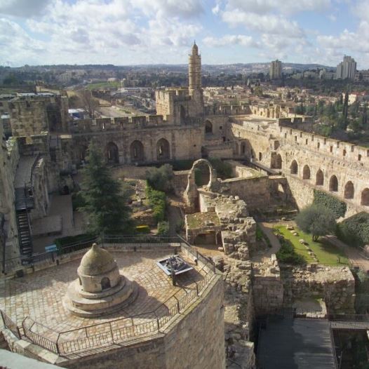 A view of the Tower of David Museum