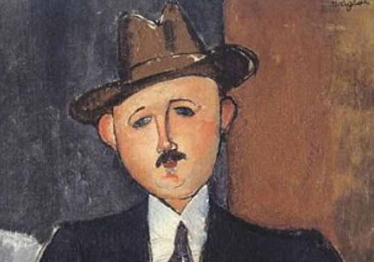 Amedeo Modigliani, Seated Man with a Cane (1918).