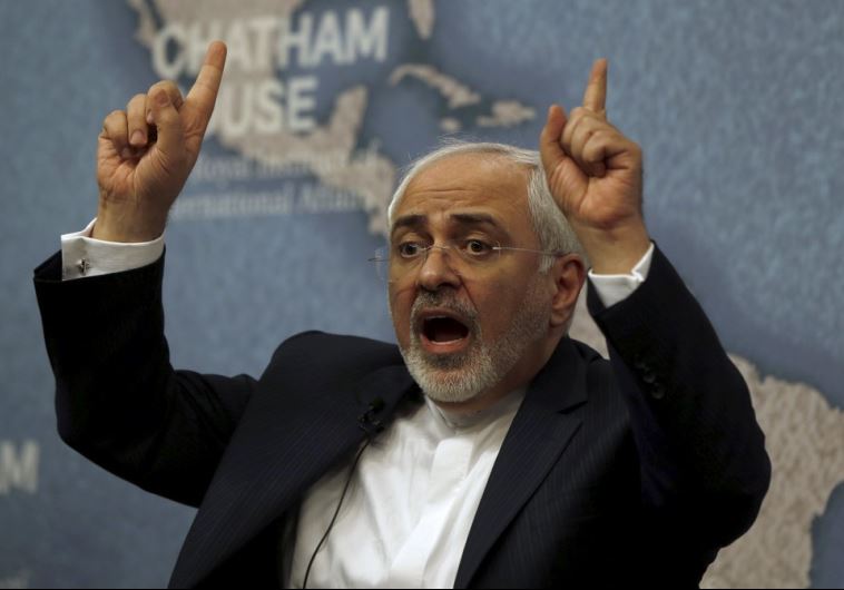 Iran's foreign minister, Mohammad Javad Zarif, speaks at Chatham House in London