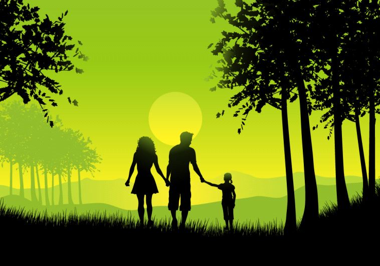 Family walking 