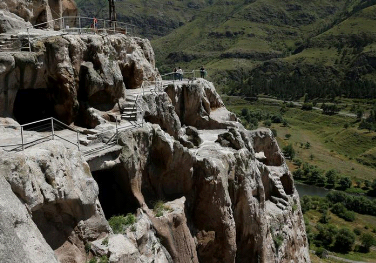 A 12th Century cave monastery complex in Georgia