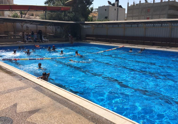 A pool in the West Bank. 