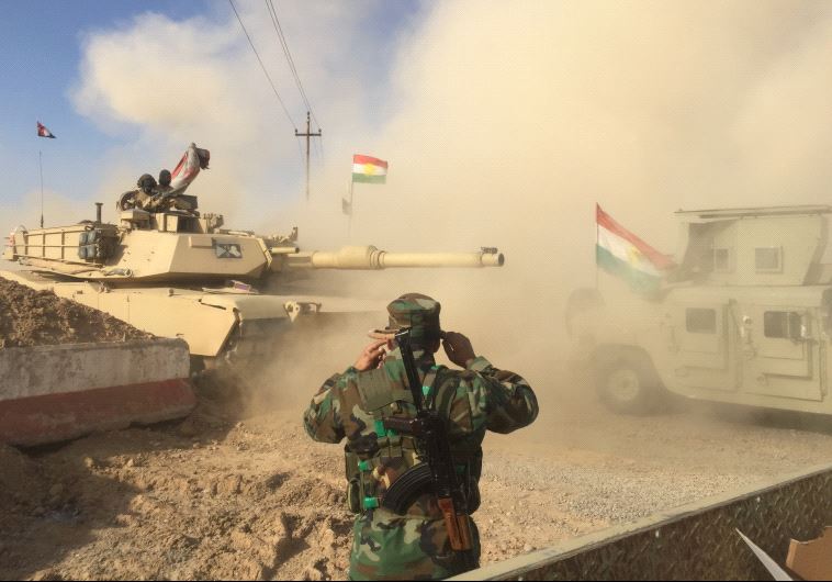 Kurdish Peshmerga forces. 