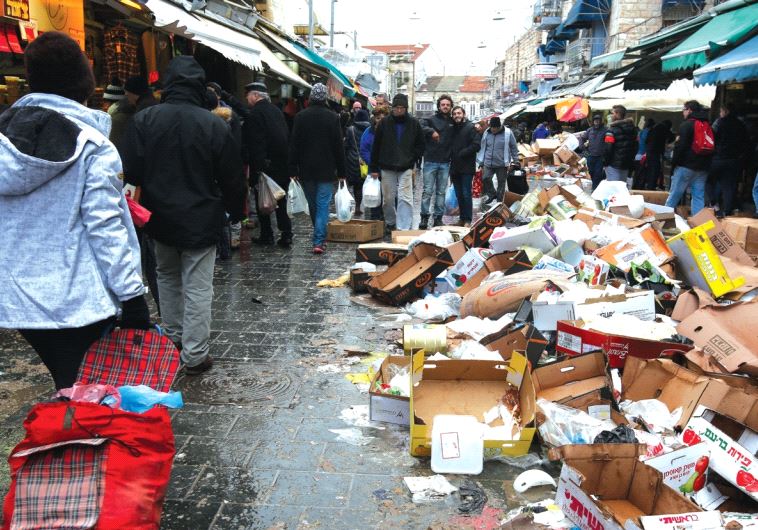 Garbage in Jerusalem