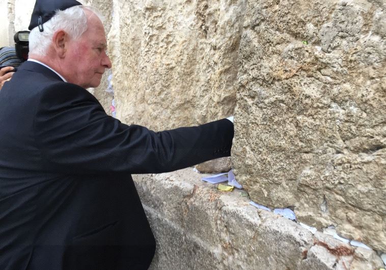 Canadian Governor General at the Western Wall