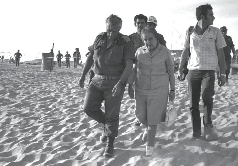 ‘ISRAEL HAD a female leader (Golda Meir) more than forty years ago, while in America they’re still a