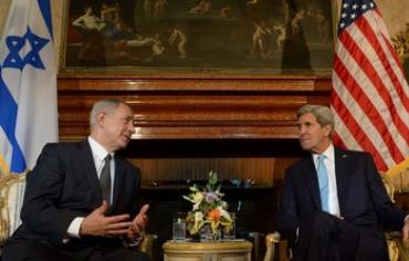 Netanyahu and Kerry meet in Rome, October 23, 2013