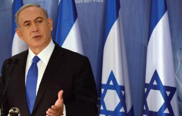 PRIME MINISTER Binyamin Netanyahu speaks at a press conference in Tel Aviv on Friday