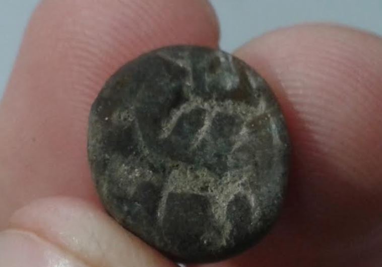 THE RARE stone seal unearthed by the Temple Mount Sifting Project dating to the 10th century BCE. 