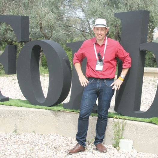 ‘FORBES’ EDITOR Randall Lane poses at the magazine’s ‘30 Under 30’ summit at the Israel Museum yeste