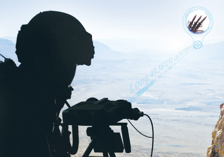 THE GROUNDPOINT SYSTEM tracks enemy locations with an accuracy of 2-3 meters up to 20 km. away