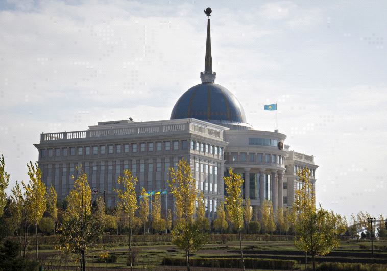 A general view of Akorda, the official residence of Kazakhstan's President, in Astana, Kazakhstan.
