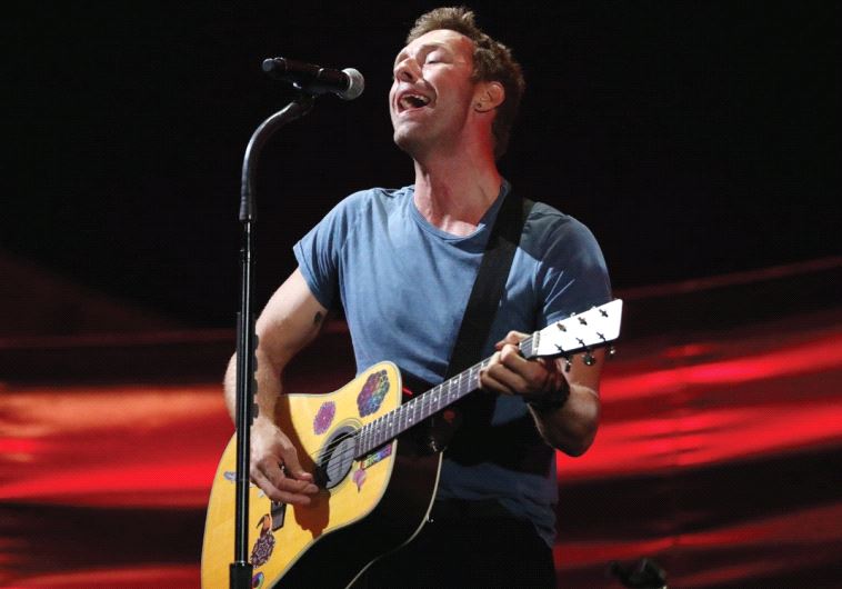 Coldplay s Chris Martin Surprises Tel Aviv Israel News Jerusalem Post