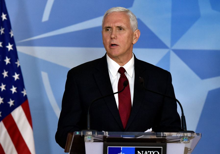 Pence Visits Vandalized Jewish Cemetery